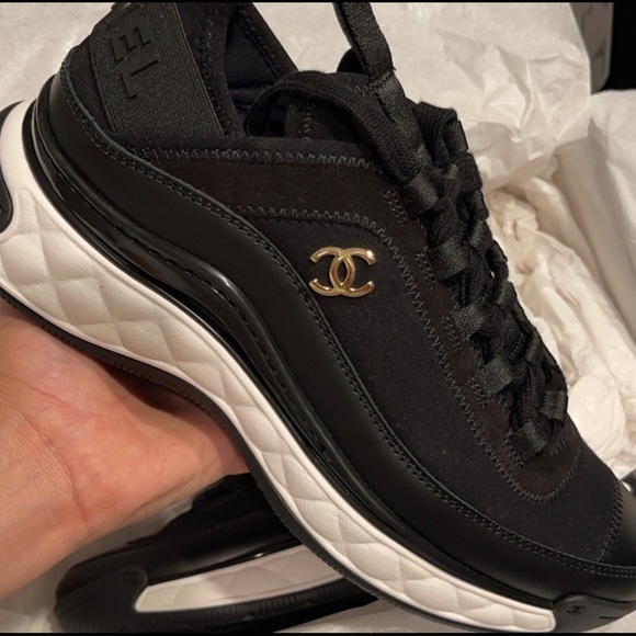 CC sneakers size 3.75 in black. - Picture 2 of 5